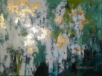Artworks in 150 Subjects Painting - ag034 Abstract Gold Leaf